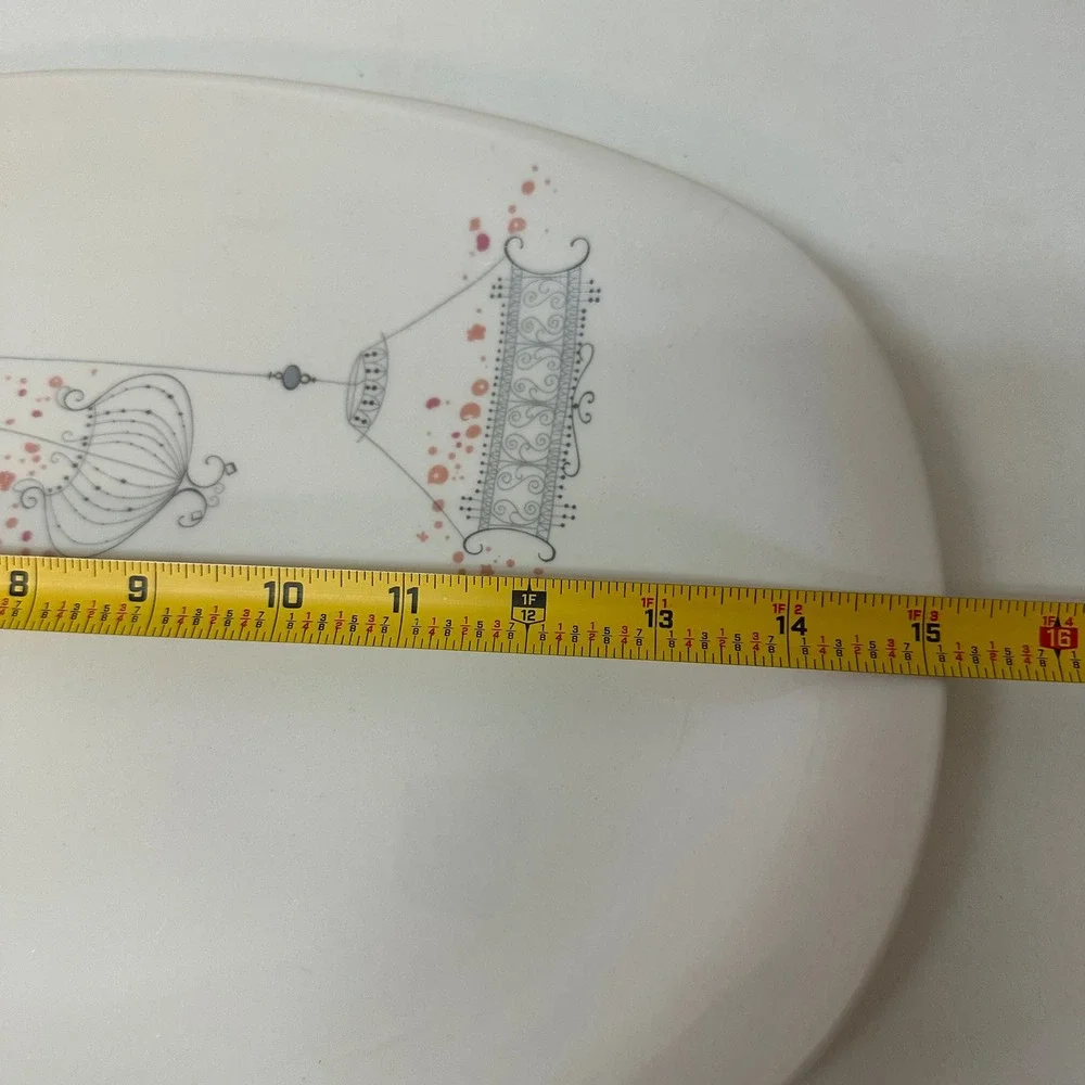 Vintage Iroquois Impromptu Ben Seibel Oval Serving Platter Mid Century Modern